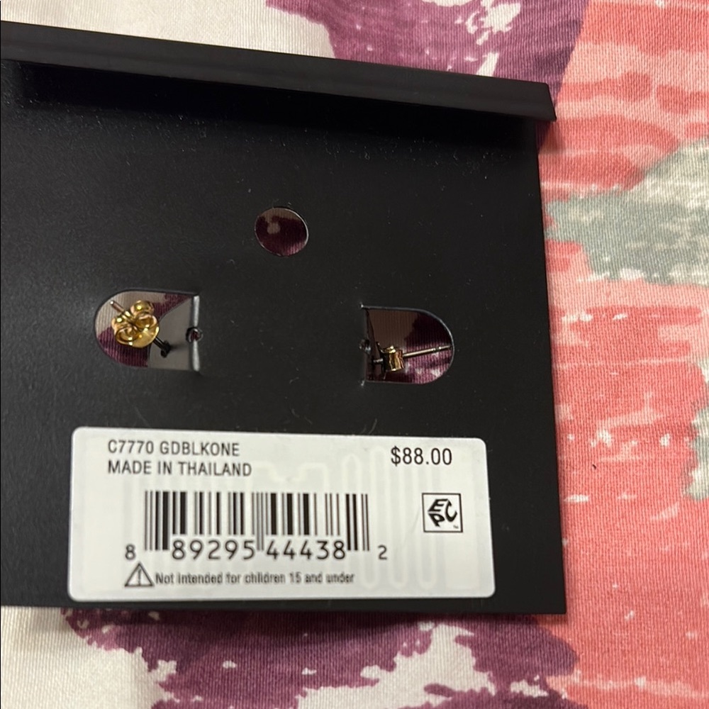 Coach Gold Classic Hoop Earrings - Picture 2 of 3